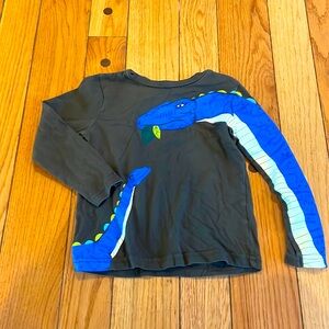 Great condition Mini Boden Dino shirt